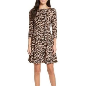 NWT kate spade leopard  ponte dress
